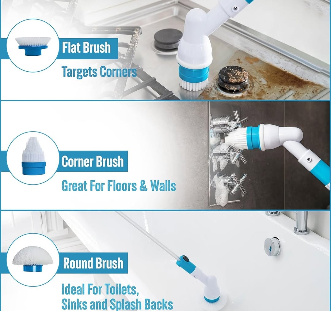 🔥9 in 1 electric scrubber brush🔥